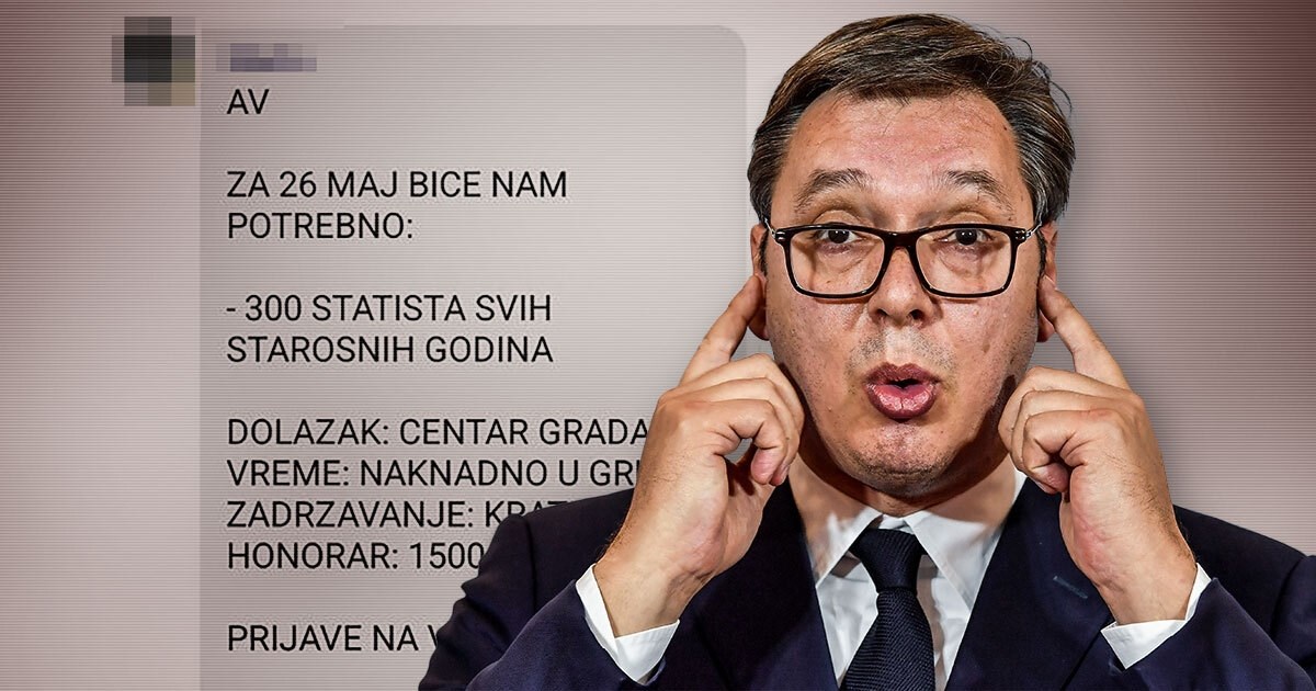 Vučić sprema invaziju sendvičara na Beograd: "Najveći skup ikad u Srbiji"