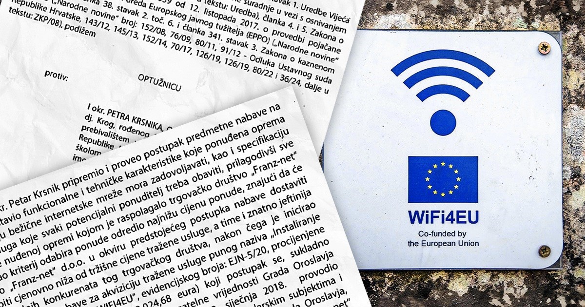 Namjestili natječaj za internet u Oroslavju pa spiskali EU novac. Dignuta optužnica