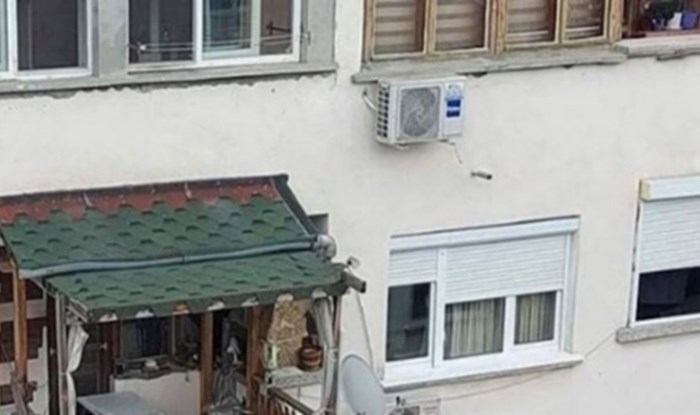 Stanar zgrade odlučio je sam napraviti balkon, suludi prizor je brzinom munje obišao cijelu regiju